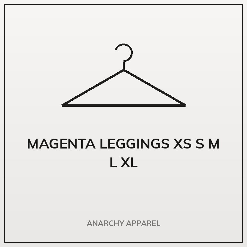 Magenta Leggings XS S M L XL