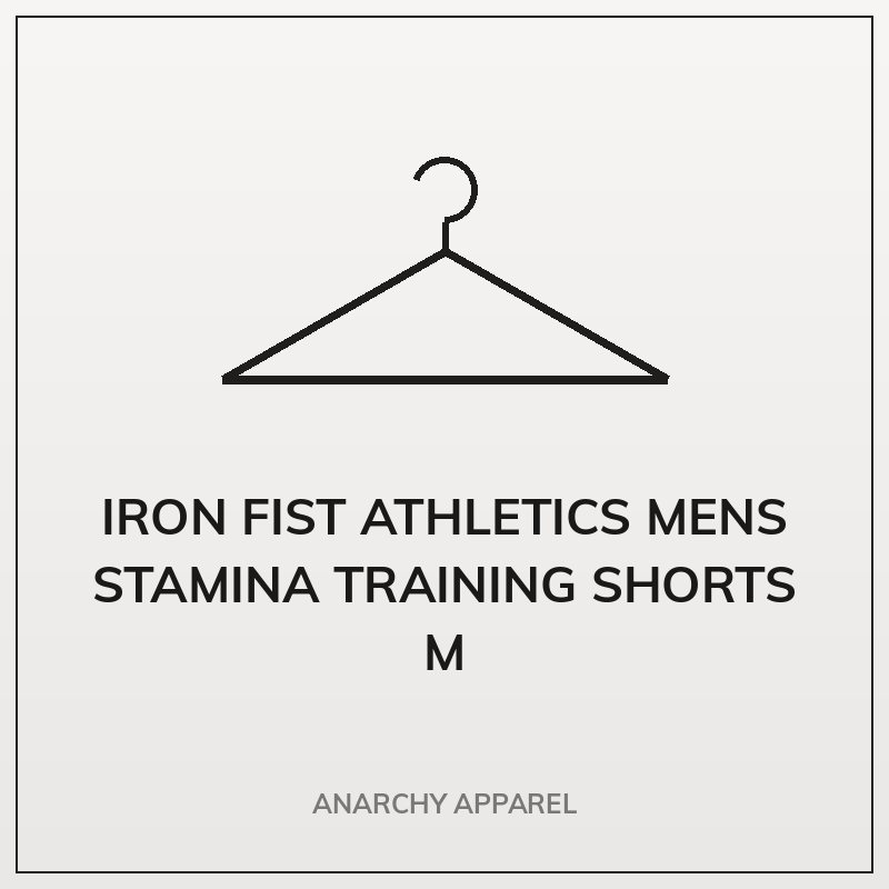 Iron Fist Athletics Mens Stamina Training Shorts M