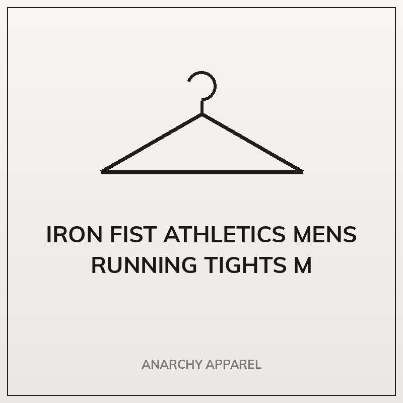 Iron Fist Athletics Mens Running Tights M