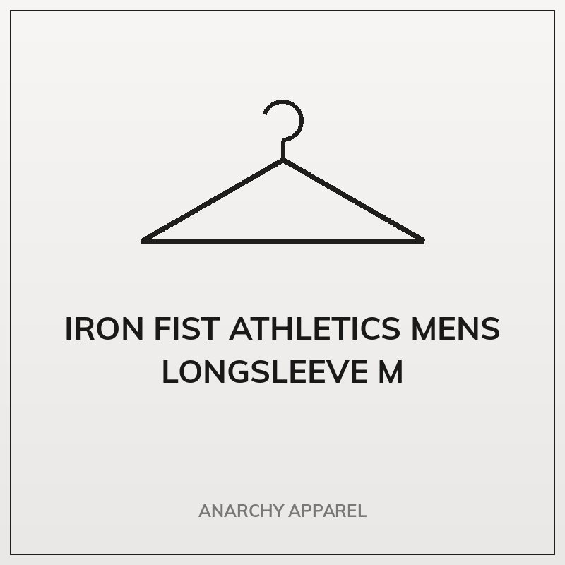 Iron Fist Athletics Mens Longsleeve M