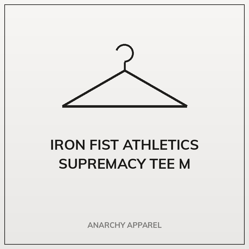 Iron Fist Athletics Supremacy Tee M