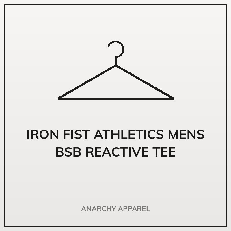 Iron Fist Athletics Mens BSB Reactive Tee