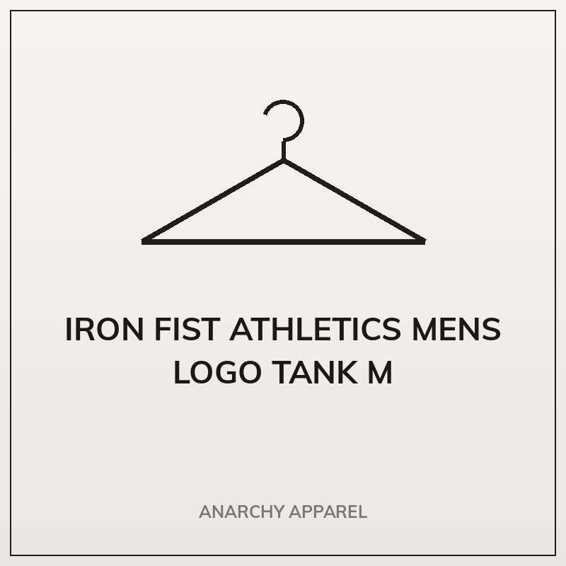 Iron Fist Athletics Mens Logo Tank M