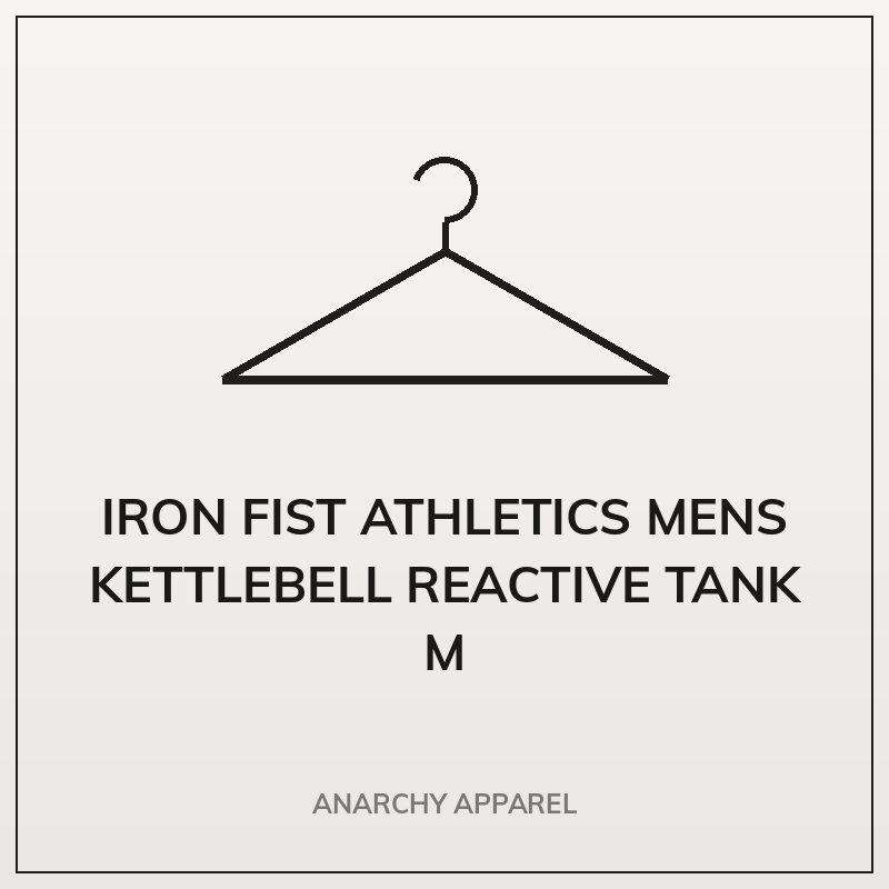 Iron Fist Athletics Mens Kettlebell Reactive Tank M