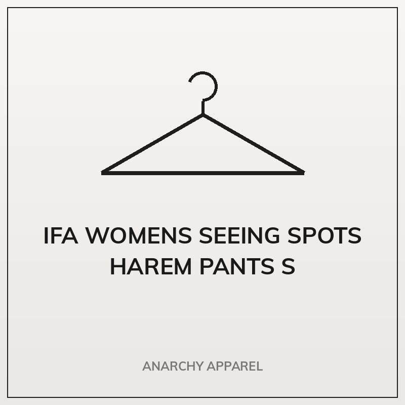 IFA Womens Seeing Spots Harem Pants S