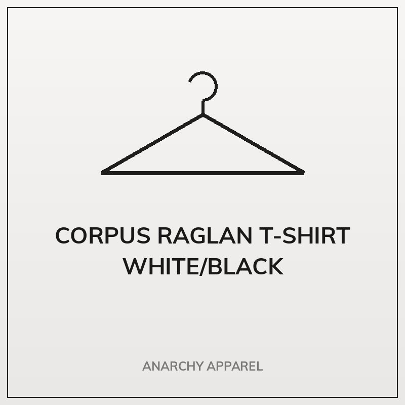 Corpus Raglan T-shirt White/Black